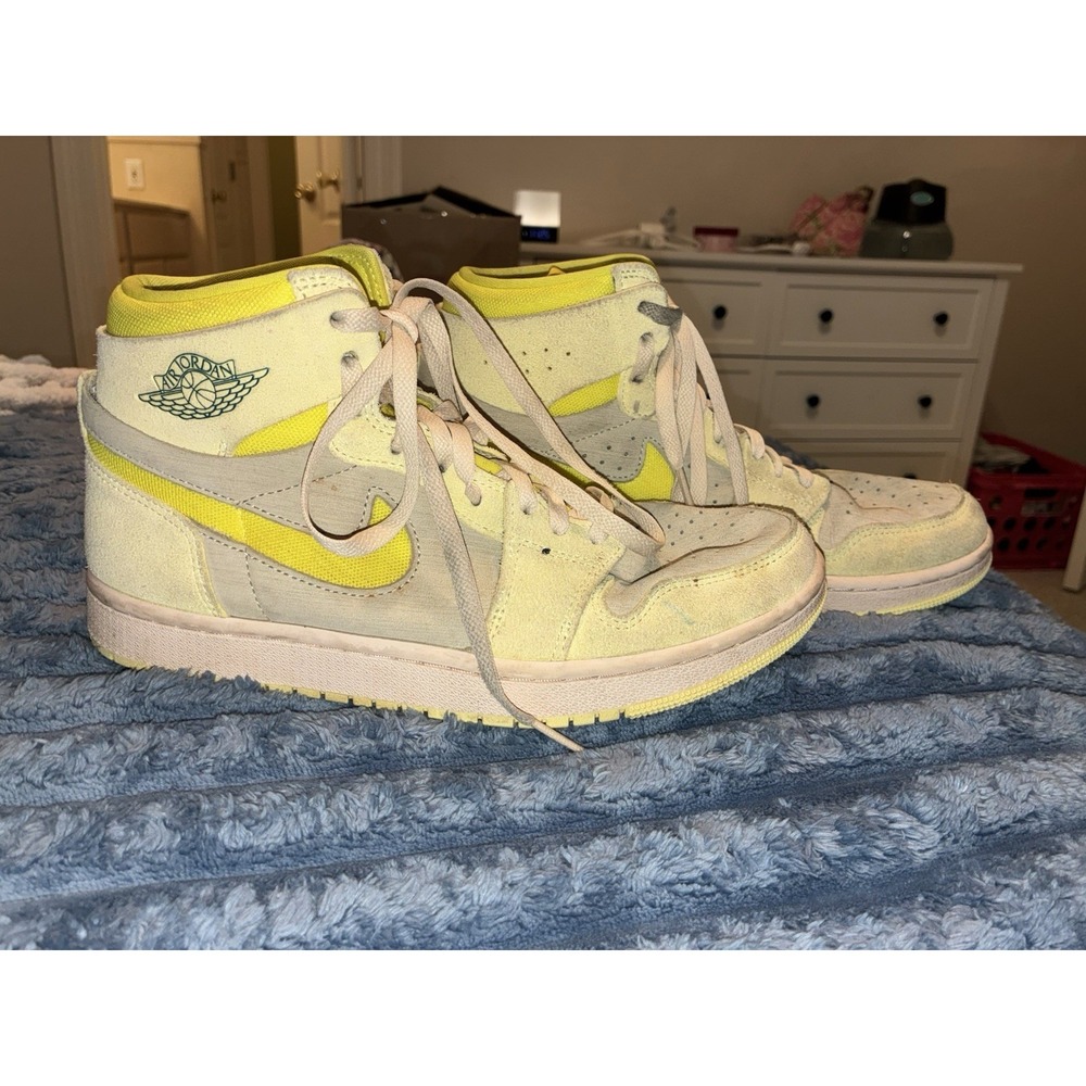 Nike Air Jordan 1 Zoom CMFT 2 Lemon Twist Citron Yellow DV1305-800 Women's.